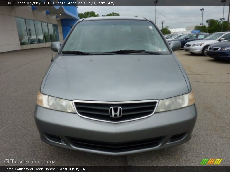 Granite Green Metallic / Quartz Gray 2002 Honda Odyssey EX-L