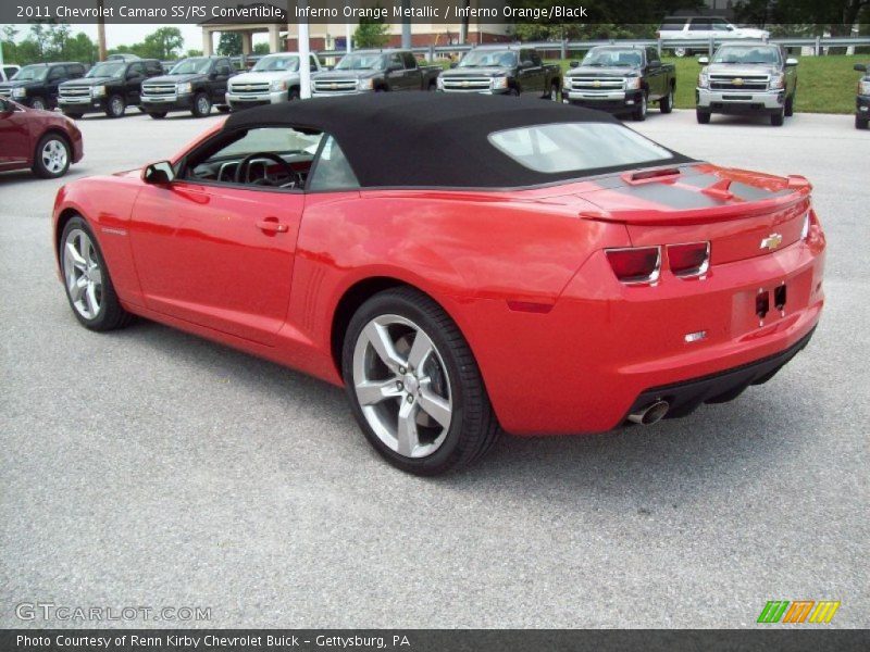  2011 Camaro SS/RS Convertible Inferno Orange Metallic
