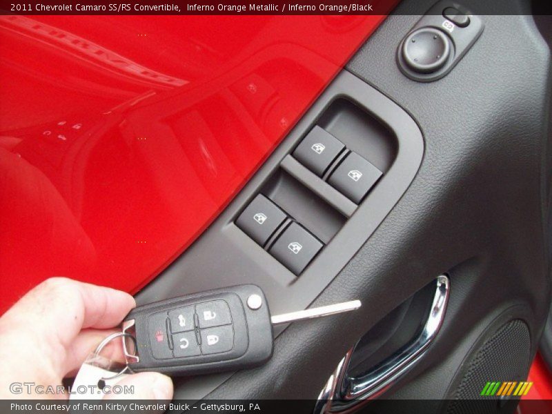 Controls of 2011 Camaro SS/RS Convertible