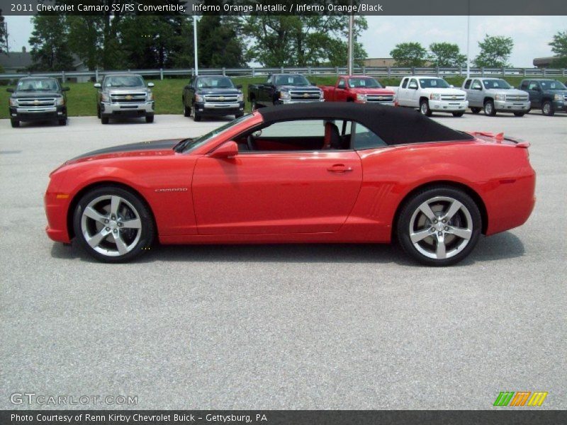  2011 Camaro SS/RS Convertible Inferno Orange Metallic