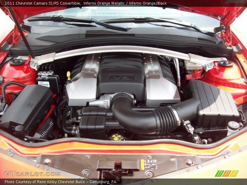  2011 Camaro SS/RS Convertible Engine - 6.2 Liter OHV 16-Valve V8