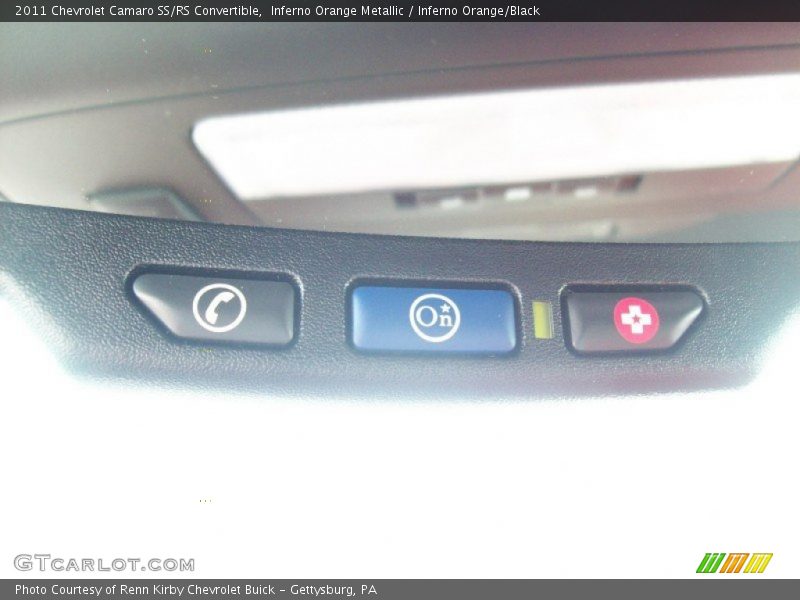 Inferno Orange Metallic / Inferno Orange/Black 2011 Chevrolet Camaro SS/RS Convertible