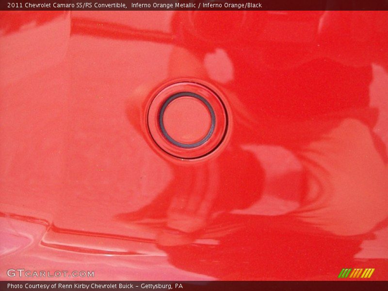 Inferno Orange Metallic / Inferno Orange/Black 2011 Chevrolet Camaro SS/RS Convertible