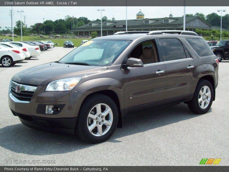 Cocoa / Tan 2008 Saturn Outlook XR AWD