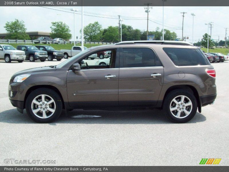 Cocoa / Tan 2008 Saturn Outlook XR AWD