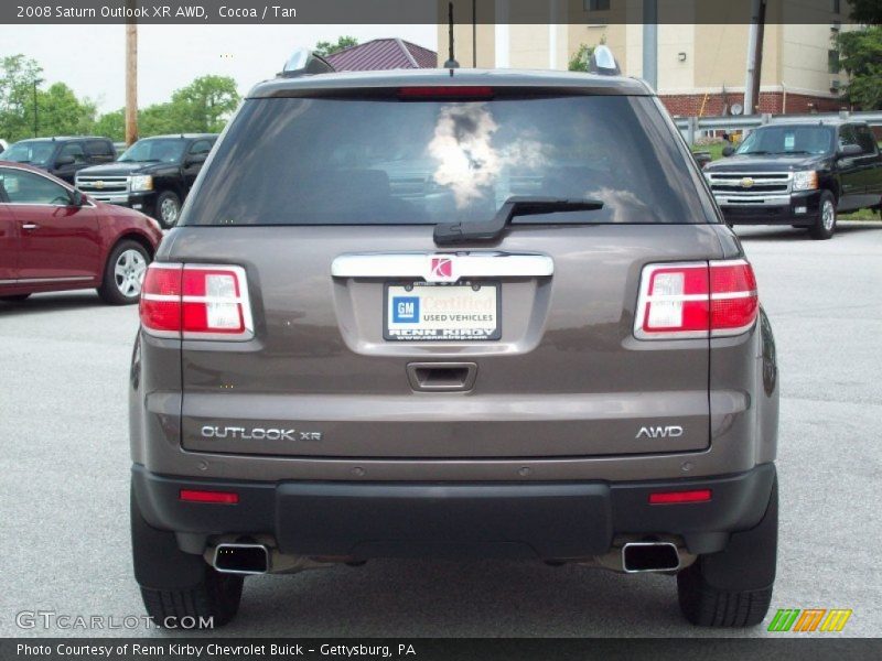 Cocoa / Tan 2008 Saturn Outlook XR AWD