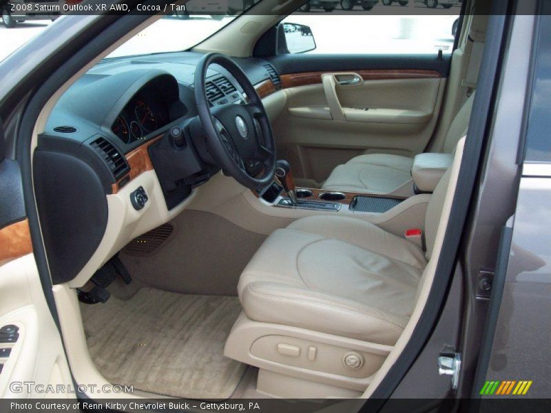  2008 Outlook XR AWD Tan Interior