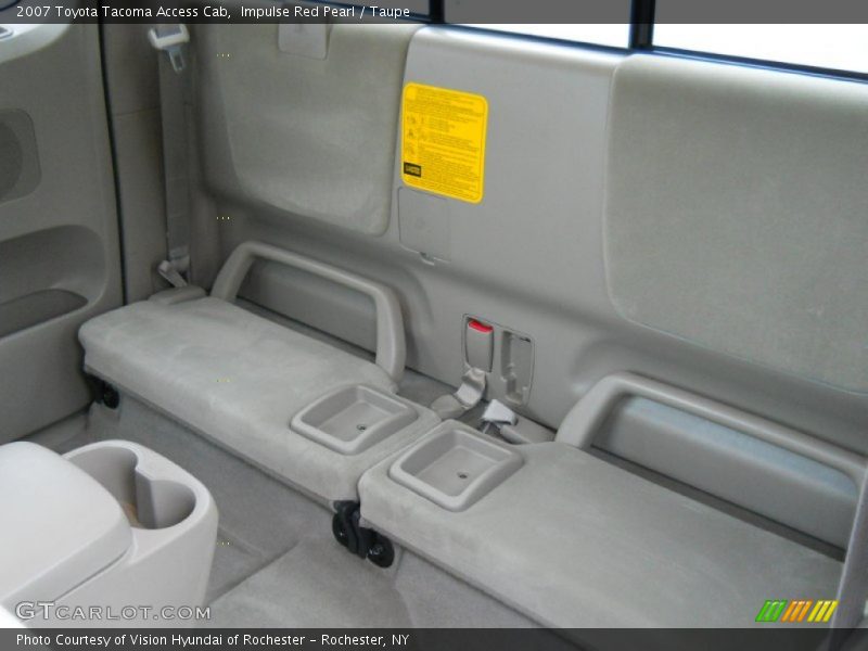 Impulse Red Pearl / Taupe 2007 Toyota Tacoma Access Cab