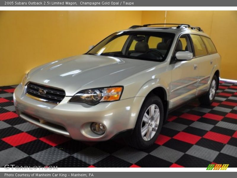 Champagne Gold Opal / Taupe 2005 Subaru Outback 2.5i Limited Wagon
