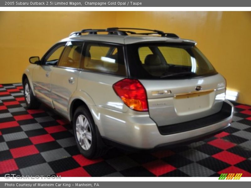 Champagne Gold Opal / Taupe 2005 Subaru Outback 2.5i Limited Wagon