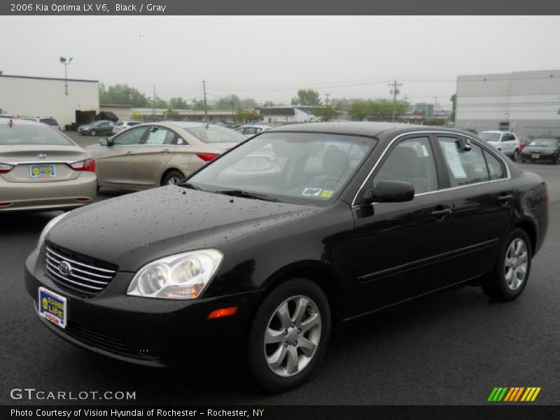 Black / Gray 2006 Kia Optima LX V6