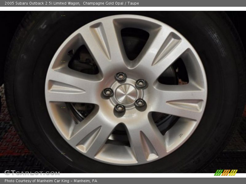 Champagne Gold Opal / Taupe 2005 Subaru Outback 2.5i Limited Wagon