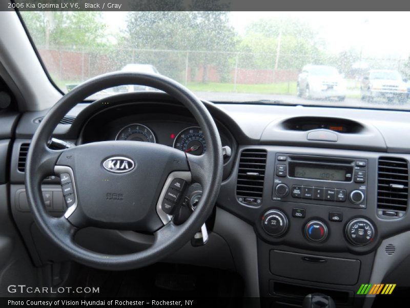 Black / Gray 2006 Kia Optima LX V6