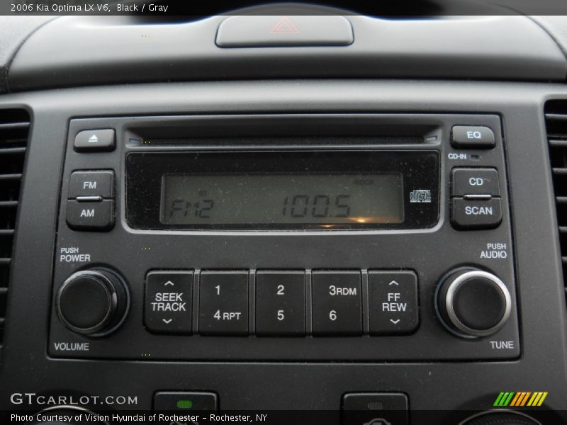 Black / Gray 2006 Kia Optima LX V6