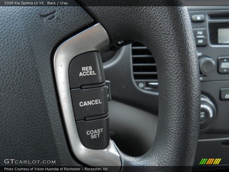 Black / Gray 2006 Kia Optima LX V6