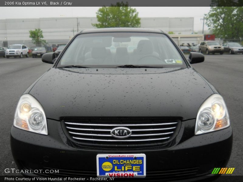 Black / Gray 2006 Kia Optima LX V6