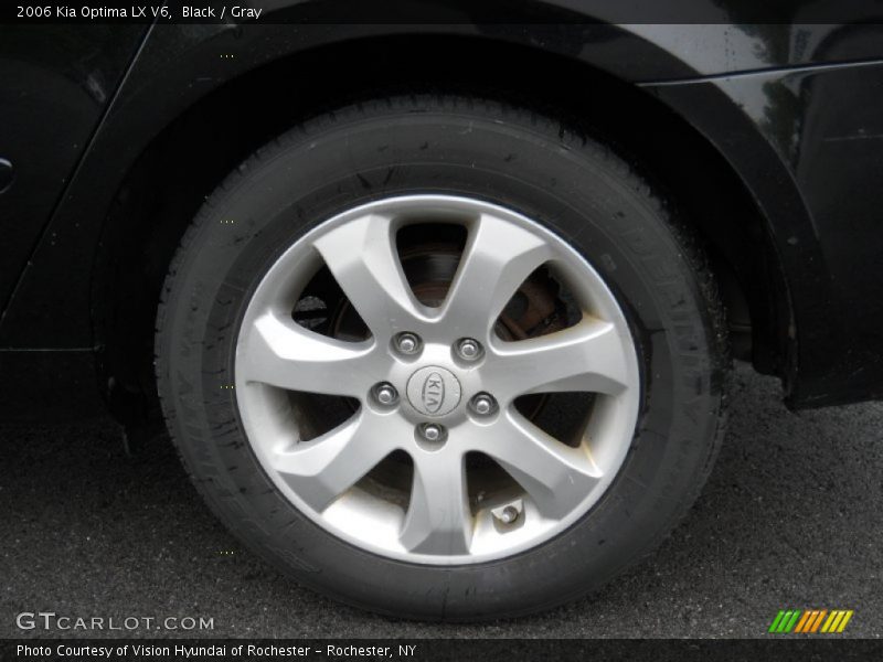 Black / Gray 2006 Kia Optima LX V6