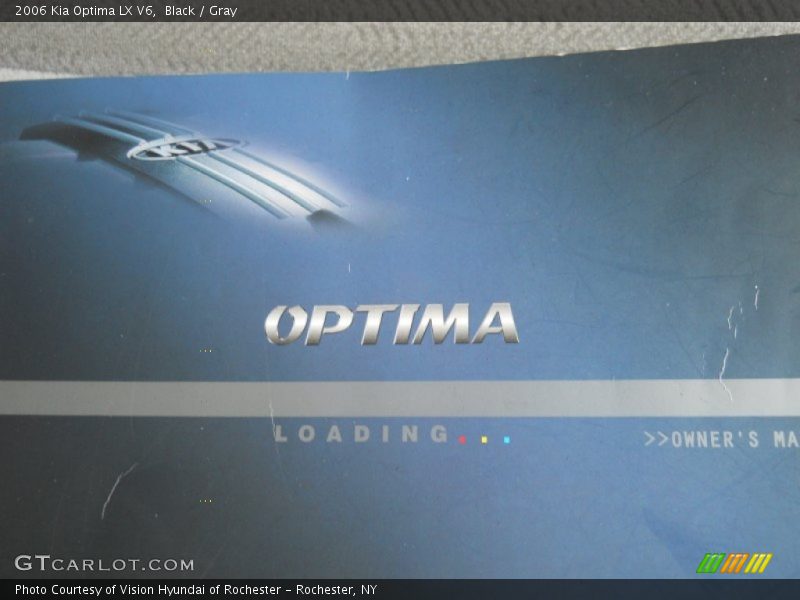 Black / Gray 2006 Kia Optima LX V6
