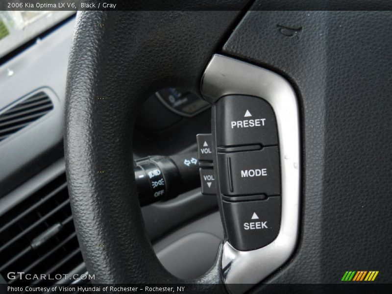 Black / Gray 2006 Kia Optima LX V6