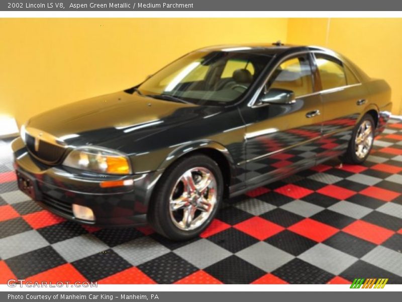 Aspen Green Metallic / Medium Parchment 2002 Lincoln LS V8