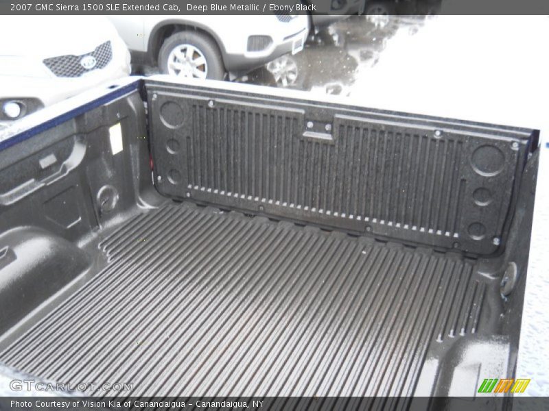Deep Blue Metallic / Ebony Black 2007 GMC Sierra 1500 SLE Extended Cab