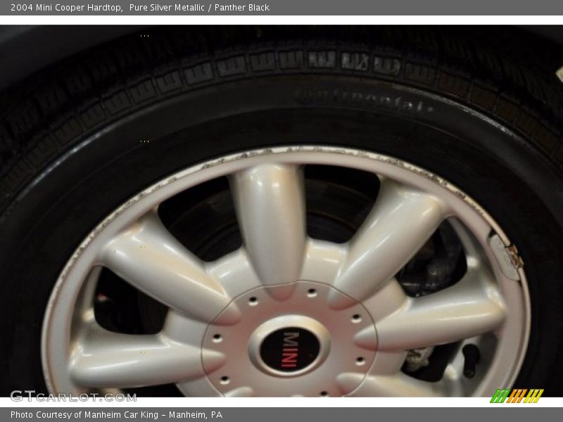 Pure Silver Metallic / Panther Black 2004 Mini Cooper Hardtop