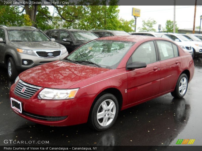  2006 ION 2 Sedan Berry Red