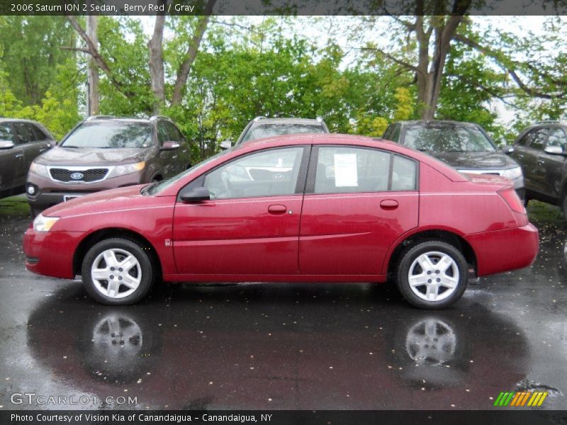 Berry Red / Gray 2006 Saturn ION 2 Sedan