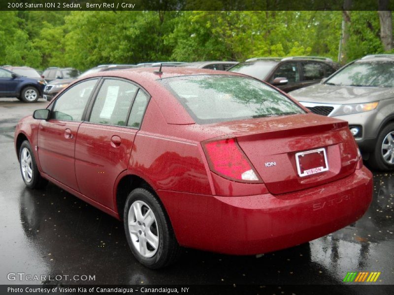 Berry Red / Gray 2006 Saturn ION 2 Sedan