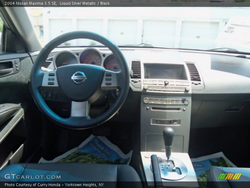 Liquid Silver Metallic / Black 2004 Nissan Maxima 3.5 SE