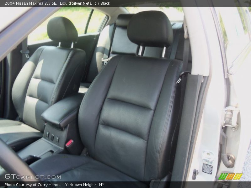 Liquid Silver Metallic / Black 2004 Nissan Maxima 3.5 SE