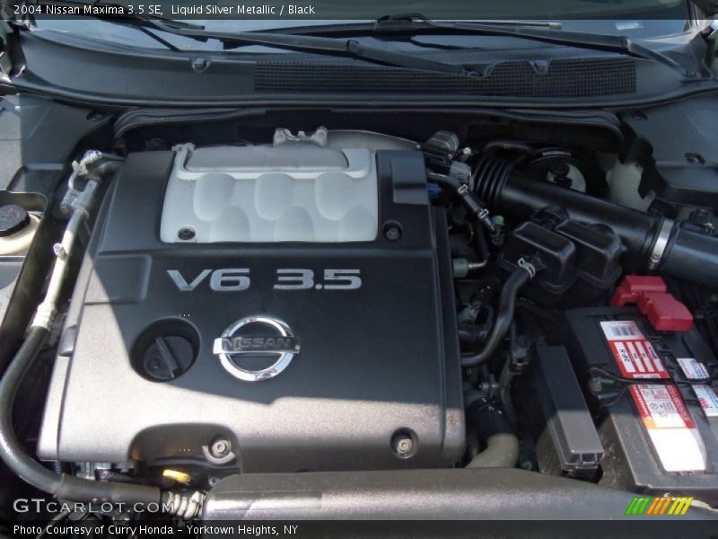 Liquid Silver Metallic / Black 2004 Nissan Maxima 3.5 SE