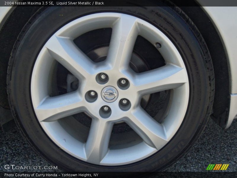Liquid Silver Metallic / Black 2004 Nissan Maxima 3.5 SE
