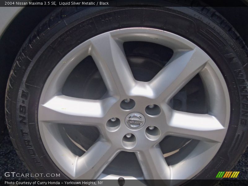 Liquid Silver Metallic / Black 2004 Nissan Maxima 3.5 SE