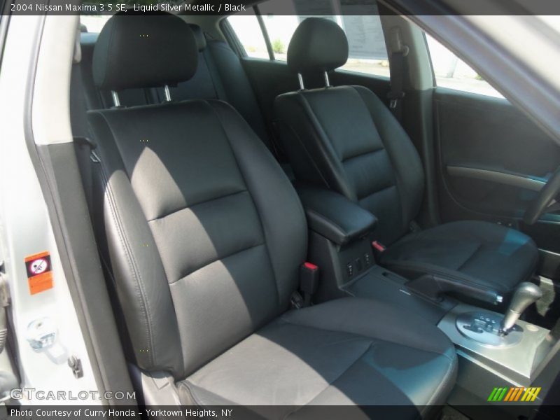 Liquid Silver Metallic / Black 2004 Nissan Maxima 3.5 SE