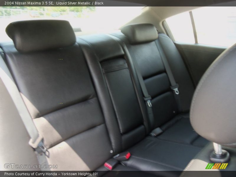 Liquid Silver Metallic / Black 2004 Nissan Maxima 3.5 SE