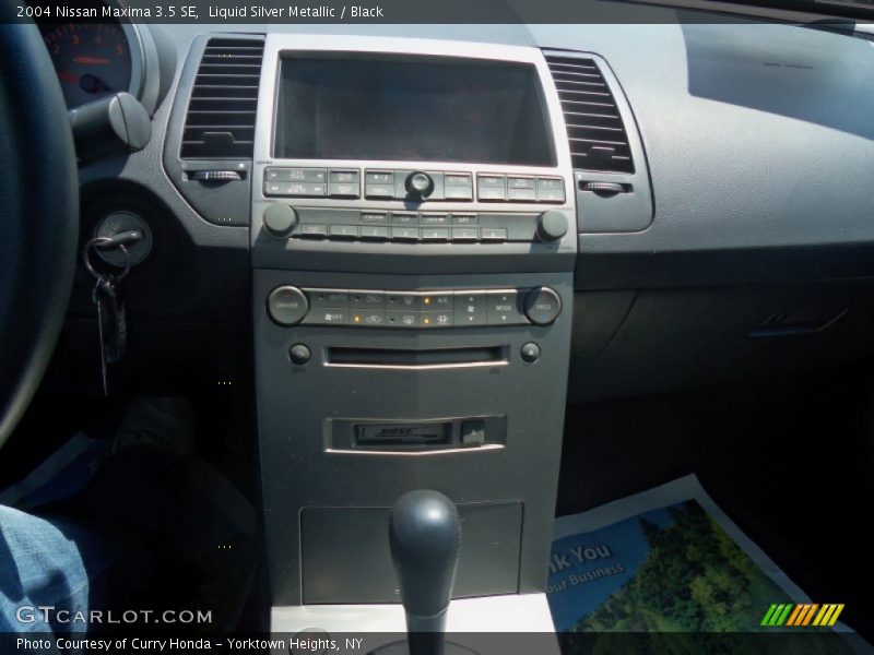 Liquid Silver Metallic / Black 2004 Nissan Maxima 3.5 SE