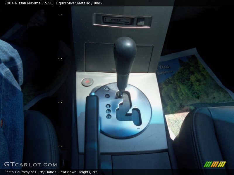 Liquid Silver Metallic / Black 2004 Nissan Maxima 3.5 SE