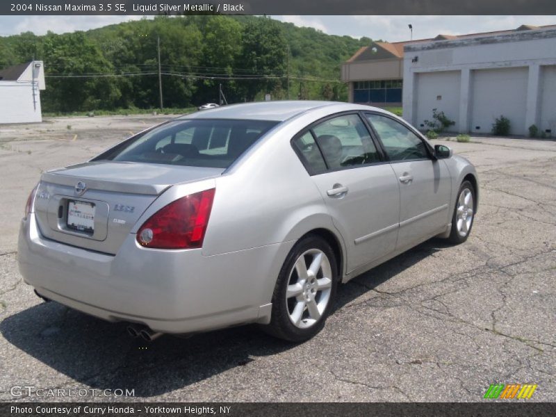 Liquid Silver Metallic / Black 2004 Nissan Maxima 3.5 SE