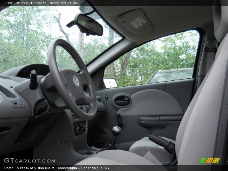 Berry Red / Gray 2006 Saturn ION 2 Sedan