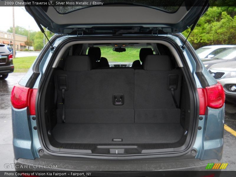 Silver Moss Metallic / Ebony 2009 Chevrolet Traverse LT
