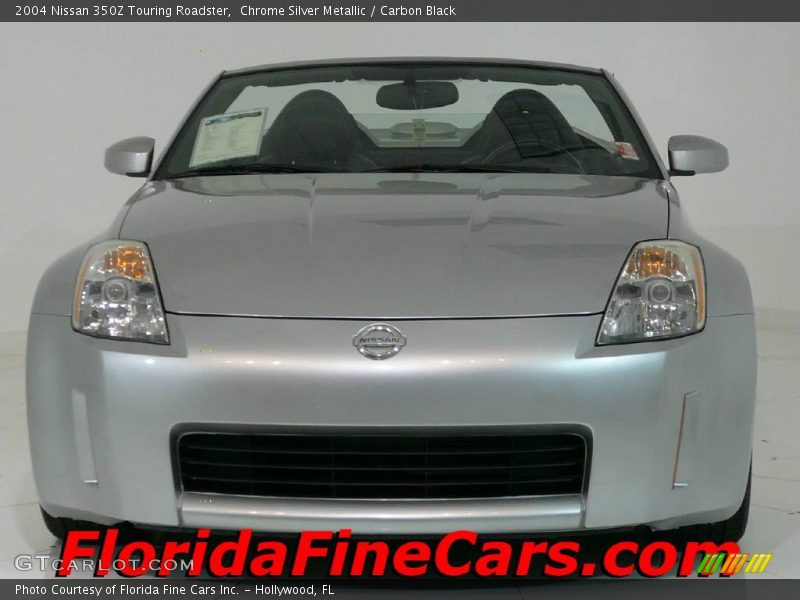 Chrome Silver Metallic / Carbon Black 2004 Nissan 350Z Touring Roadster