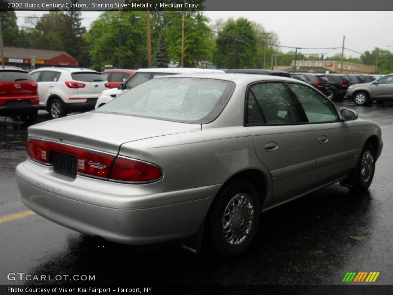 Sterling Silver Metallic / Medium Gray 2002 Buick Century Custom