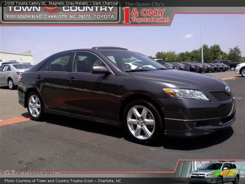 Magnetic Gray Metallic / Dark Charcoal 2008 Toyota Camry SE
