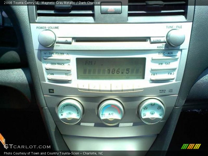 Magnetic Gray Metallic / Dark Charcoal 2008 Toyota Camry SE