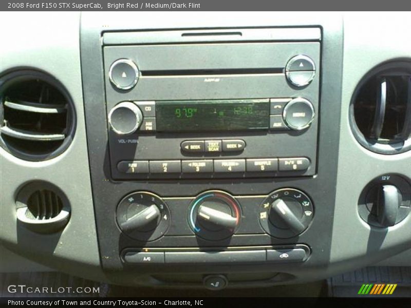 Bright Red / Medium/Dark Flint 2008 Ford F150 STX SuperCab