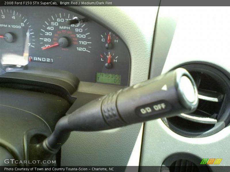 Bright Red / Medium/Dark Flint 2008 Ford F150 STX SuperCab