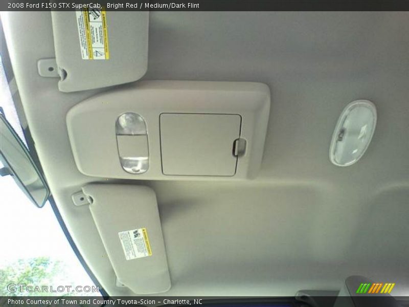 Bright Red / Medium/Dark Flint 2008 Ford F150 STX SuperCab