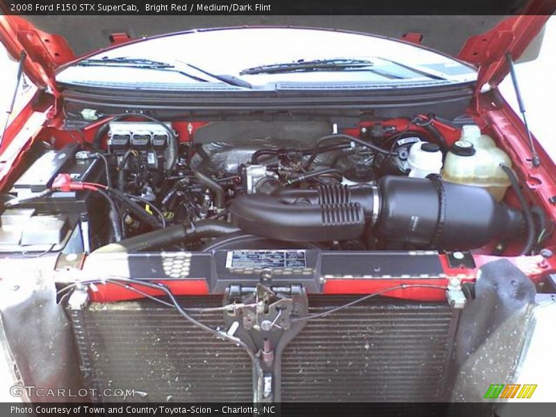 Bright Red / Medium/Dark Flint 2008 Ford F150 STX SuperCab