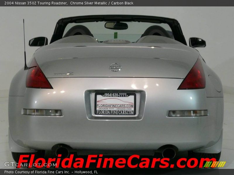 Chrome Silver Metallic / Carbon Black 2004 Nissan 350Z Touring Roadster